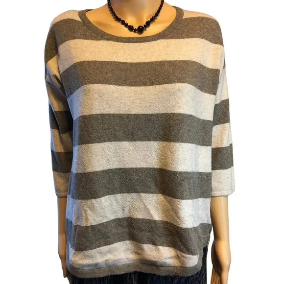 Sloni Cashmere Angora Blend Women Soft Cozy Round Neck Pullover Sweater Size M - Picture 1 of 6